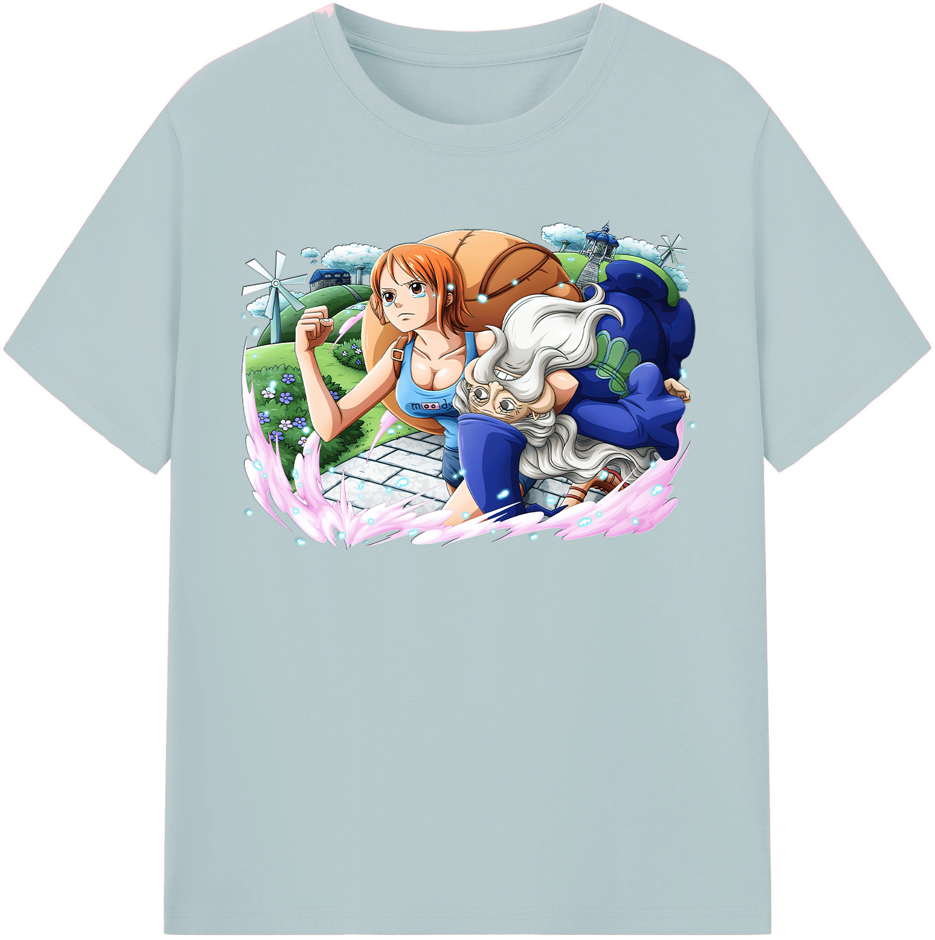 ワンピース ナミ ONE PIECE Nami 綿100％半袖Tシャツ（フロントプリント）